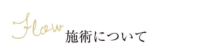 Flow 施術について