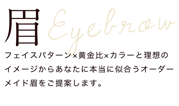 眉 Eyebrow