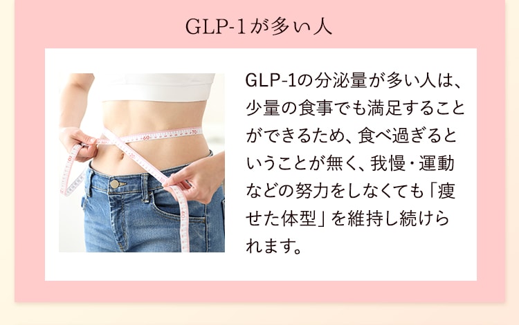 GLP-1が多い人