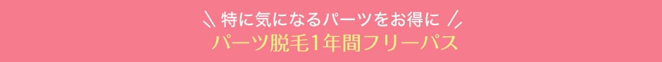特に気になるパーツをお得にパーツタツもう1年前フリーパス