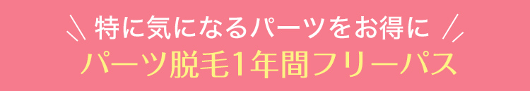 特に気になるパーツをお得にパーツタツもう1年前フリーパス
