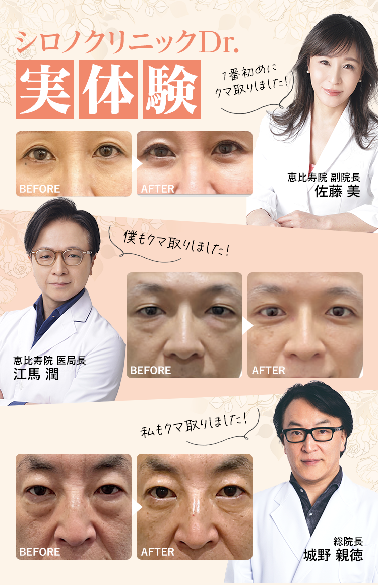 シロノDr. 実体験