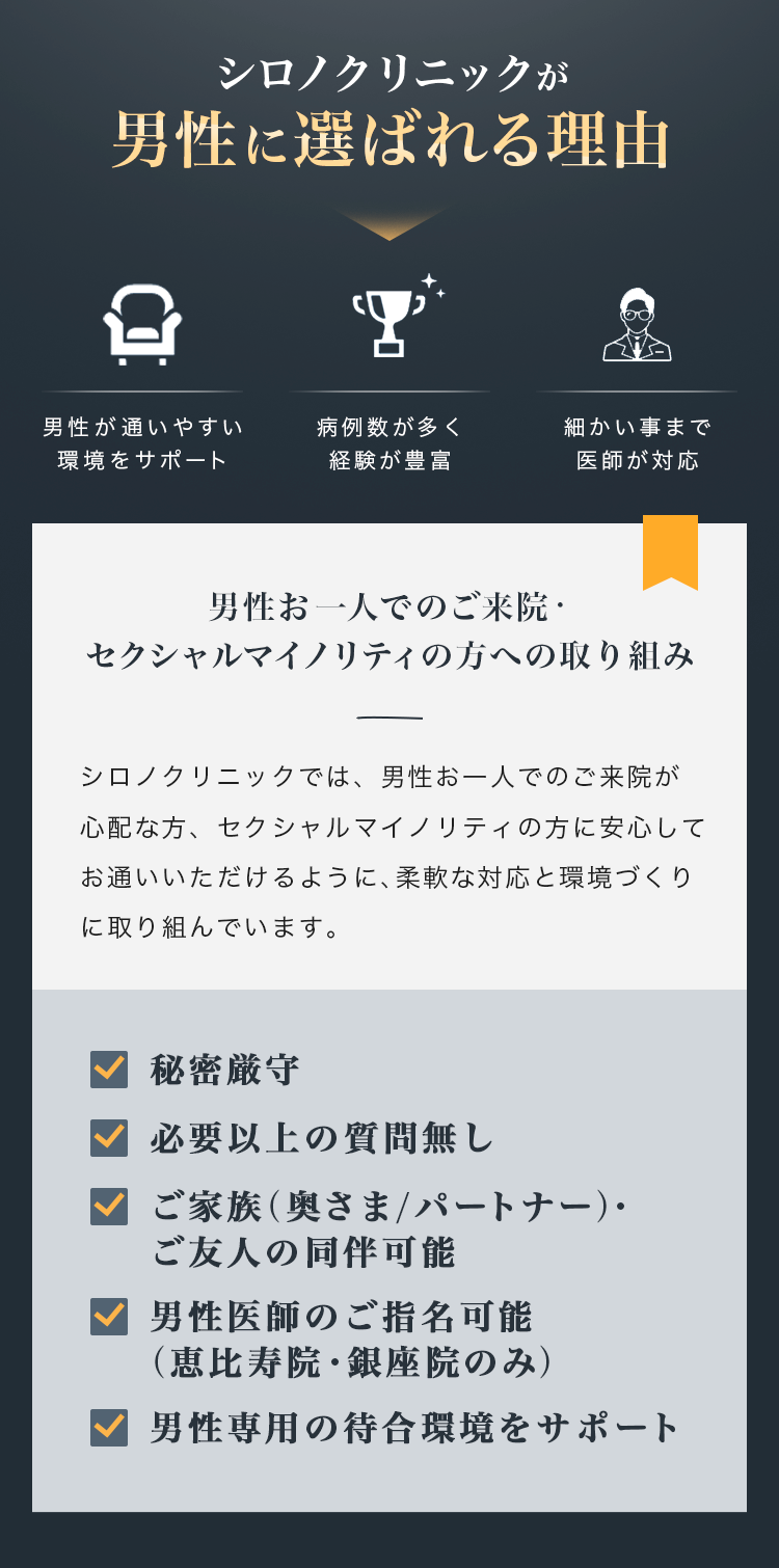 男性に選ばれる理由